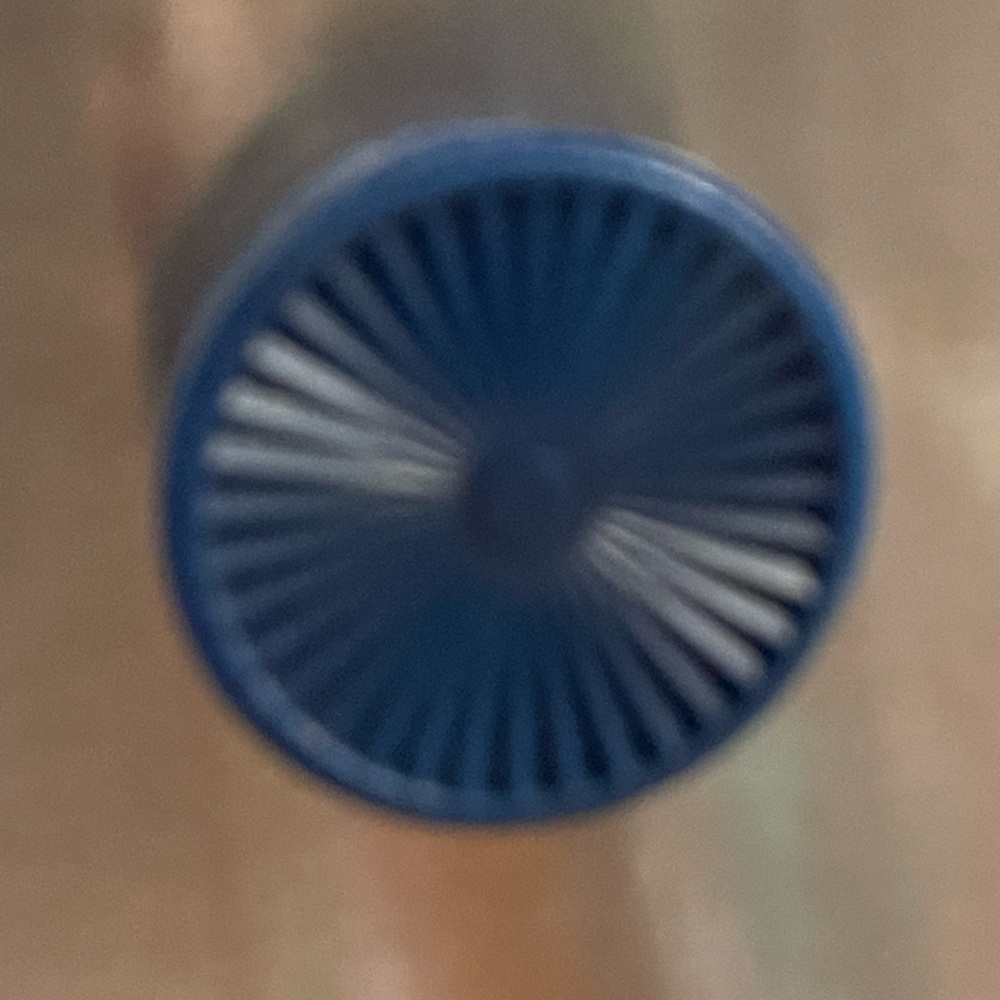 Tupperware Rare Vintage Blue Servalier Canister Magnet - Dart Ind. & Hong Kong